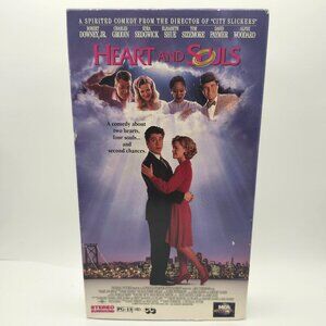 Heart And Souls VHS 1993 Robert Downey Jr. Elisabeth Shue Comedy Romance Drama